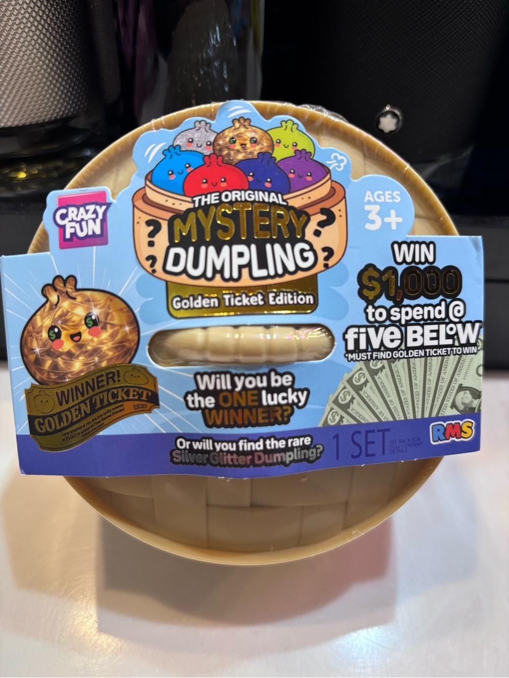 Crazy Fun Mystery Golden Ticket Dumpling New RMS